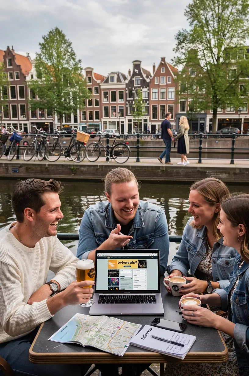 Een kaart van Nederland met gemarkeerde festivallocaties en vervoersroutes voor een efficiënte reisplanning.